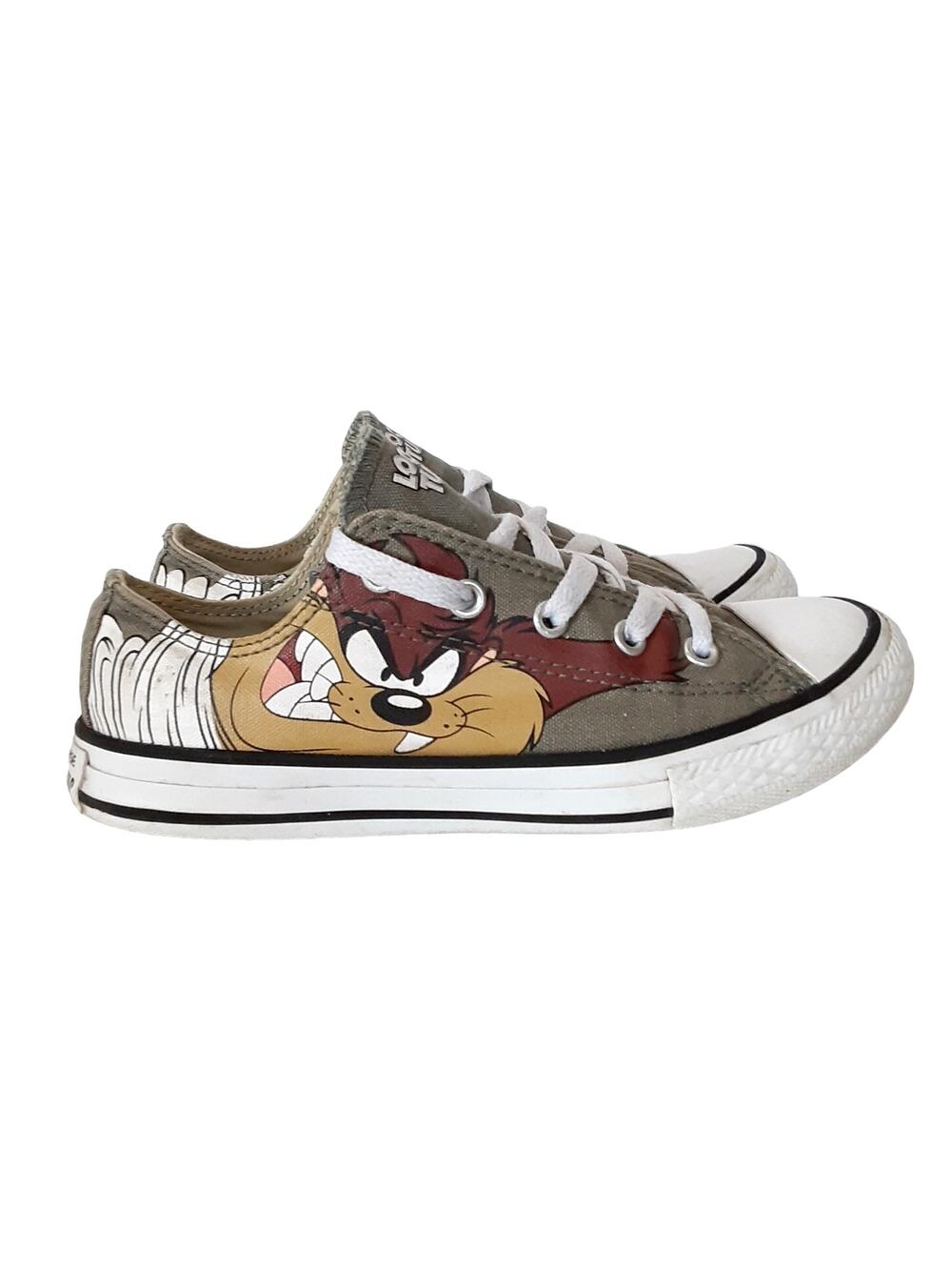 Converse Chuck Taylor All Star Looney Tunes Tasmania Devil Gray Sneakers Youth 2